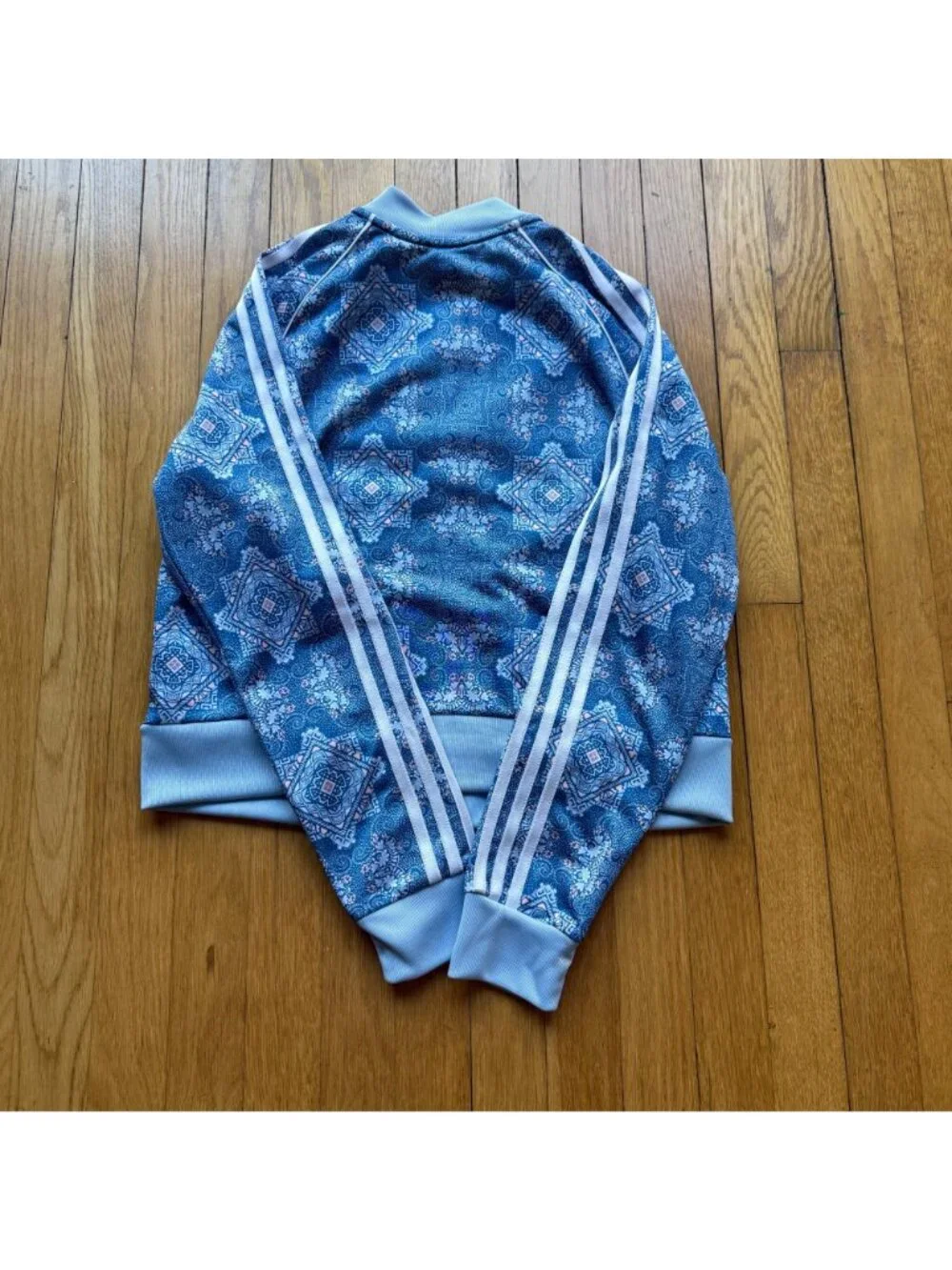 Adidas Girls L 13-14 Youth NEW Multicolor Superstar Crop Track Sporty Jacket